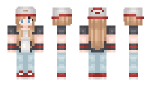 Minecraft skin Uliana