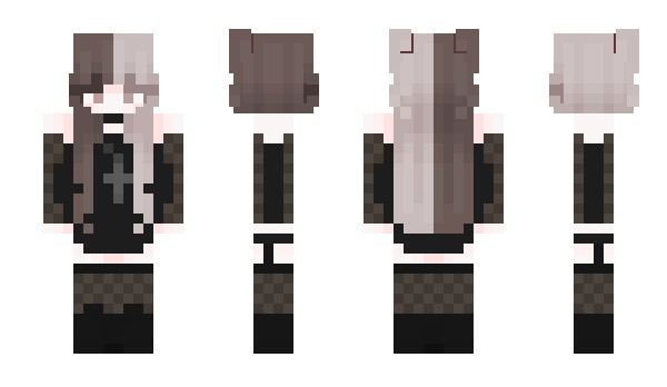 Minecraft скин по нику MidnightLady94