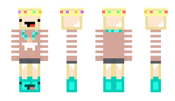 Minecraft skin SkeppyHazel
