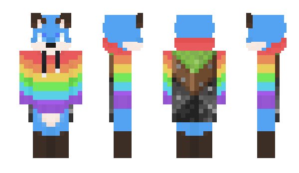 Minecraft скин по нику SPARKYxUwUxPRIDE