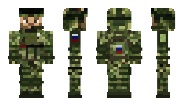 Minecraft skin CyberPufik