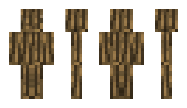 Minecraft skin WoodenBlock