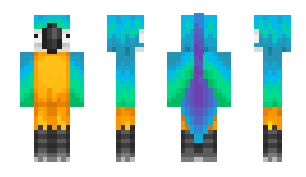 Minecraft скин по нику Parrot_2