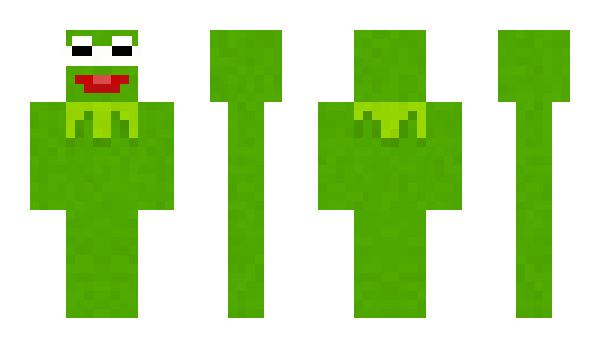 Minecraft skin TheKermit