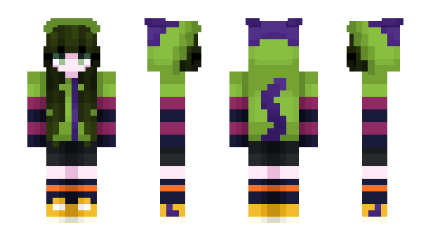 Minecraft скин по нику PurpleChristmas