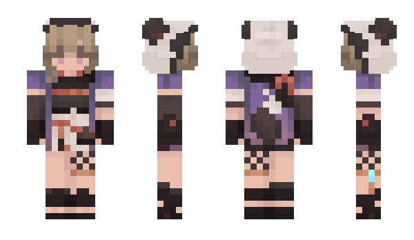 Minecraft skin GenshinSayu