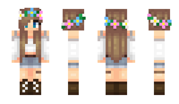 Minecraft skin Queen_Haz3l