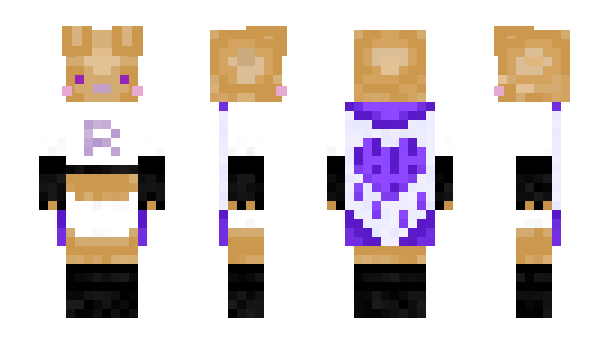 Minecraft скин по нику GlitchVT