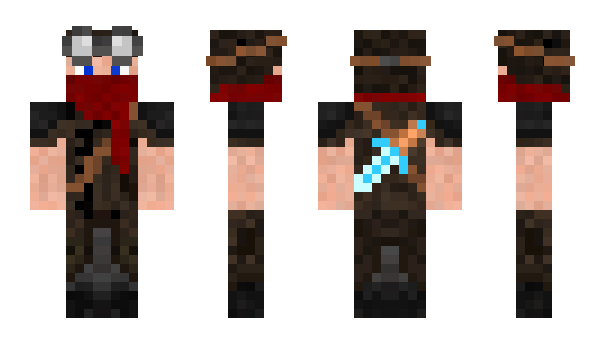 Minecraft skin hykill