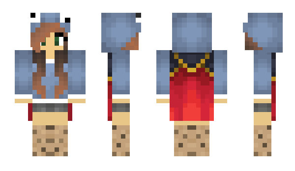 Minecraft skin CaerusXe