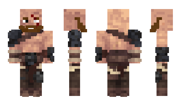 Minecraft скин по нику HalfdanTheViking