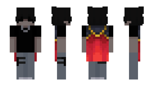 Minecraft skin whitecub