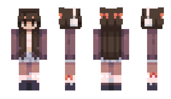 Minecraft skin SnowflakeAri