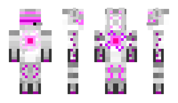 Minecraft skin pinkDJ