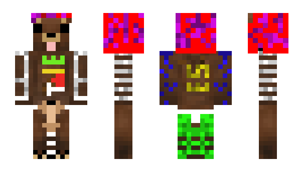 Minecraft skin Parkoursan