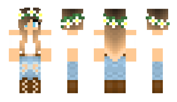 Minecraft skin TheClumsyGirl
