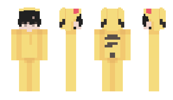 Minecraft skin Pikachu_kl