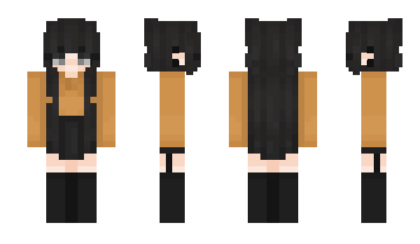 Minecraft skin Melania