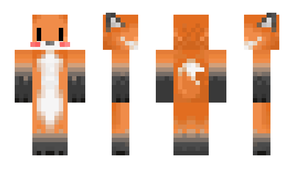 Minecraft skin PumpkinFox