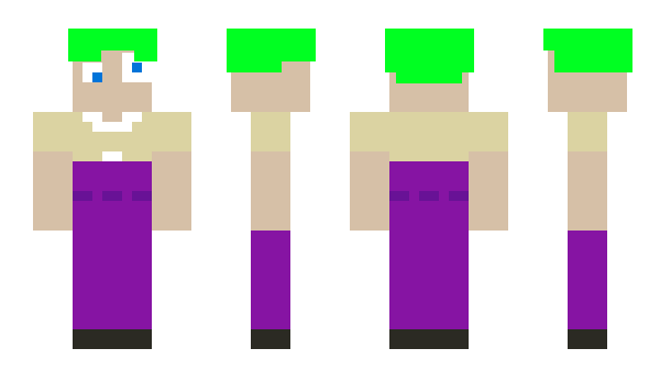 Minecraft skin Ferb