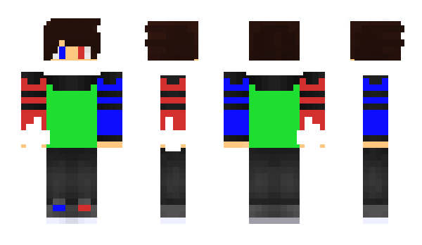 Minecraft skin AzertixYT