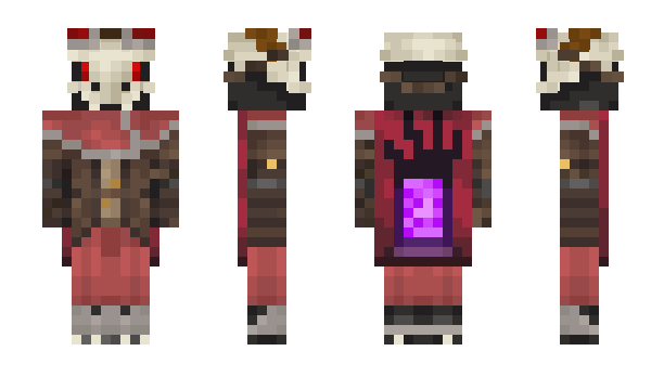 Minecraft skin RedBlueWhite