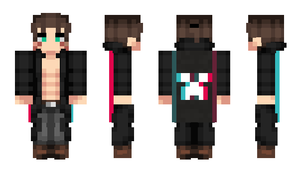 Minecraft skin HellScarred