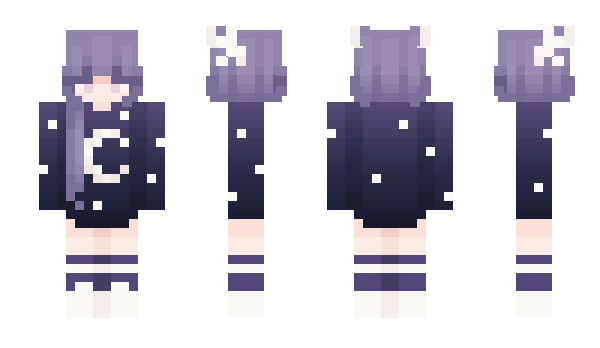 Minecraft скин по нику AshleyMoonVT