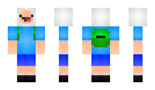 Minecraft skin Zilvergod