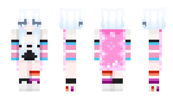 Minecraft skin LesbianAndTrans