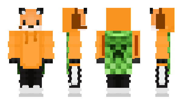 Minecraft skin MrFirefoxYT