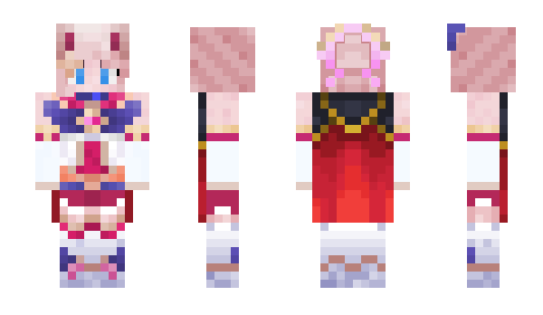 Minecraft skin MissPiuPiuGirl