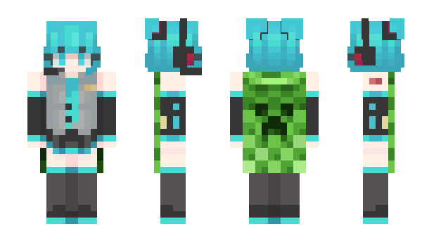 Minecraft skin waterkin