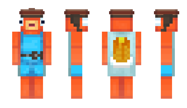 Minecraft skin JUSTxToast