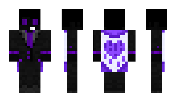 Minecraft скин по нику PurpleliciousMC