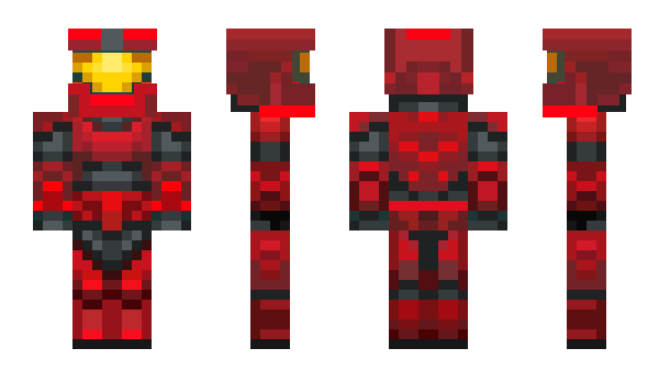 Minecraft skin GuardianRojo