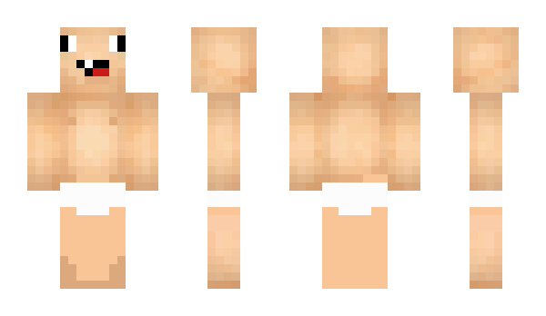 Minecraft skin Vauva