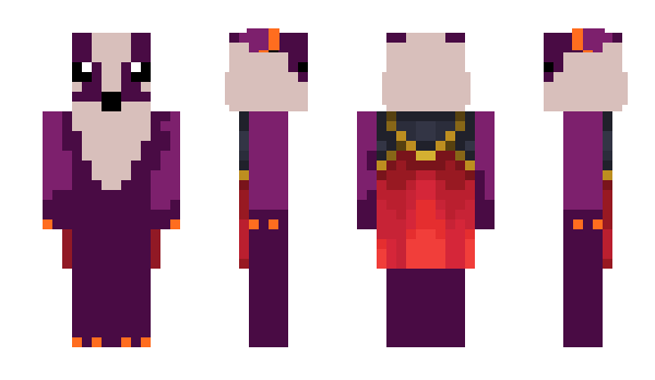 Minecraft skin fluffyraptorgirl