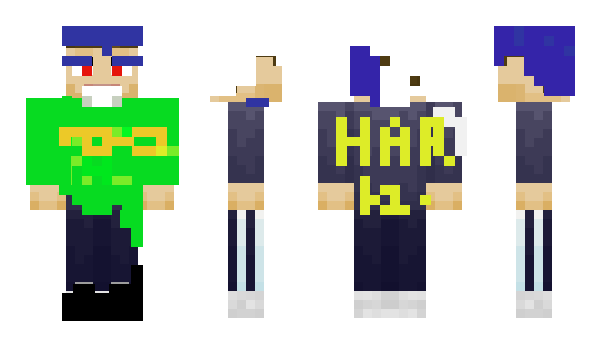 Minecraft skin HARKLO