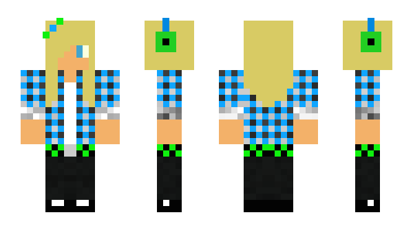 Minecraft скин по нику pinkyprincess