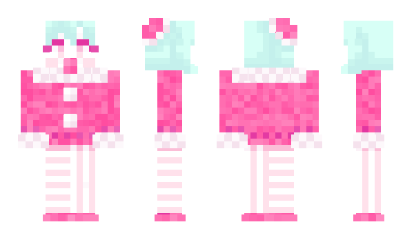 Minecraft скин по нику pinkclown