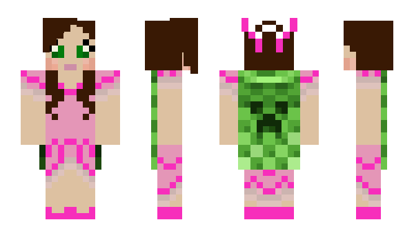 Minecraft skin SuperGirlyGayma