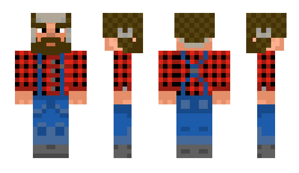Minecraft skin lumberjack5