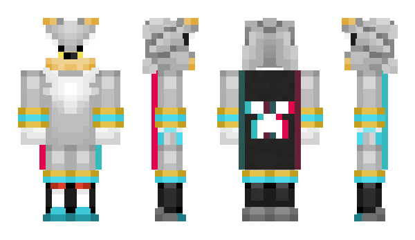 Minecraft skin Silver_Real