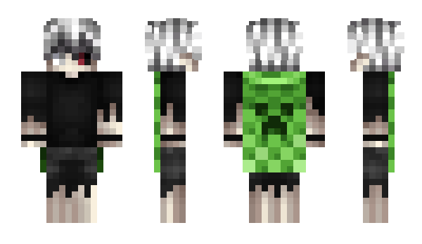 Minecraft skin fragmentado