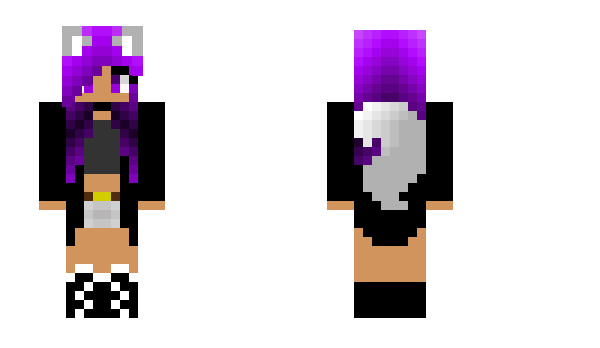 Minecraft skin GachaWolf