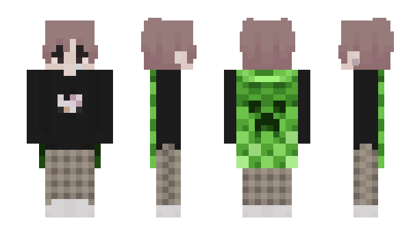 Minecraft skin etxrnall