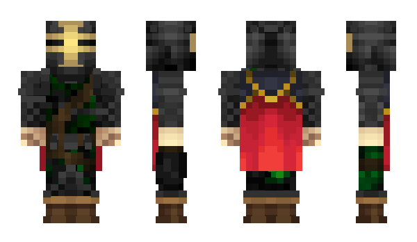 Minecraft skin golwarrior