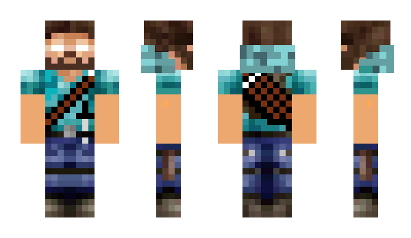 Minecraft skin Wolfsgeheul