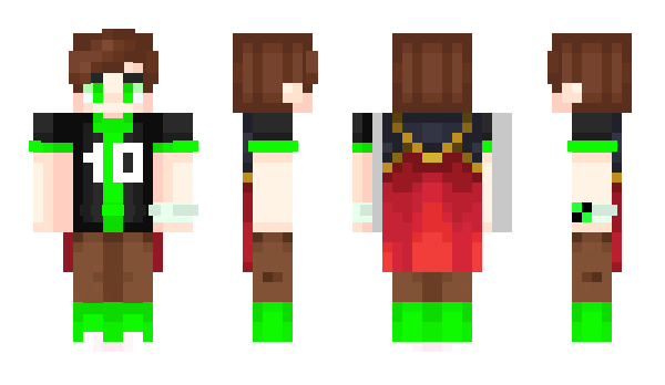 Minecraft skin SteveHeroBrain